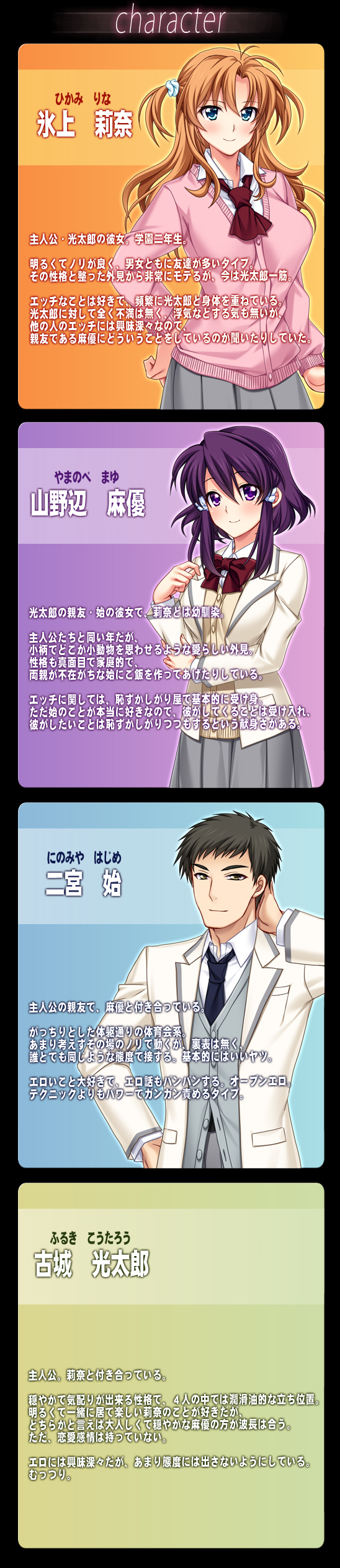 キャラ紹介